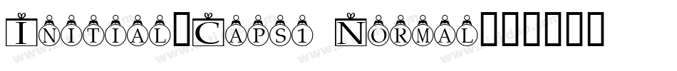 Initial-Caps1 Normal字体转换